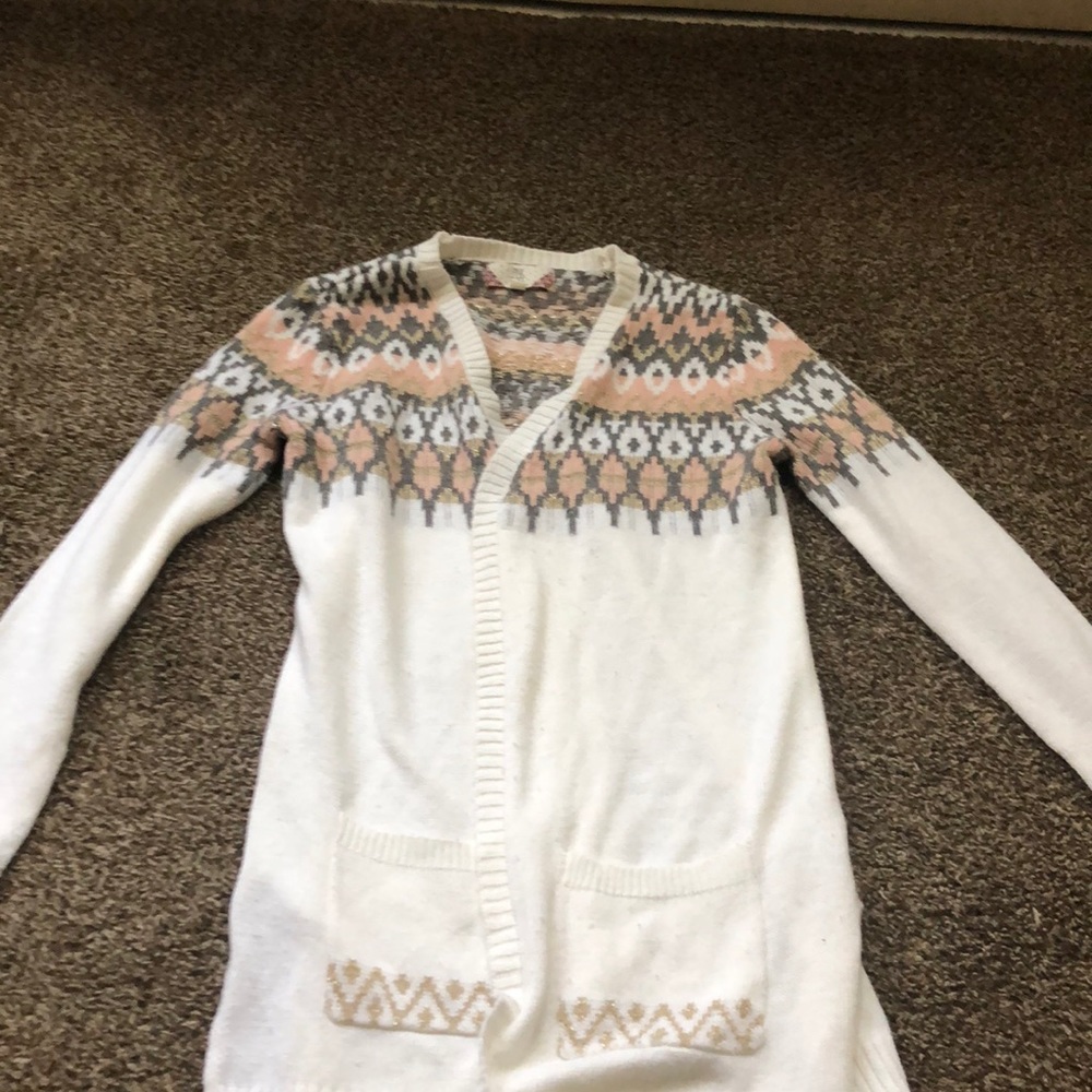Pink rose cardigan
